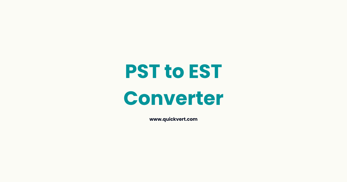 Pst to est converter quickvert